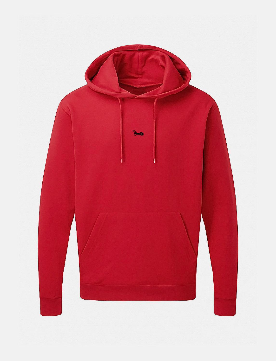 Herren Hoodie Baumwolle Outdoor Kapuzenpullover mit Bauchtasche