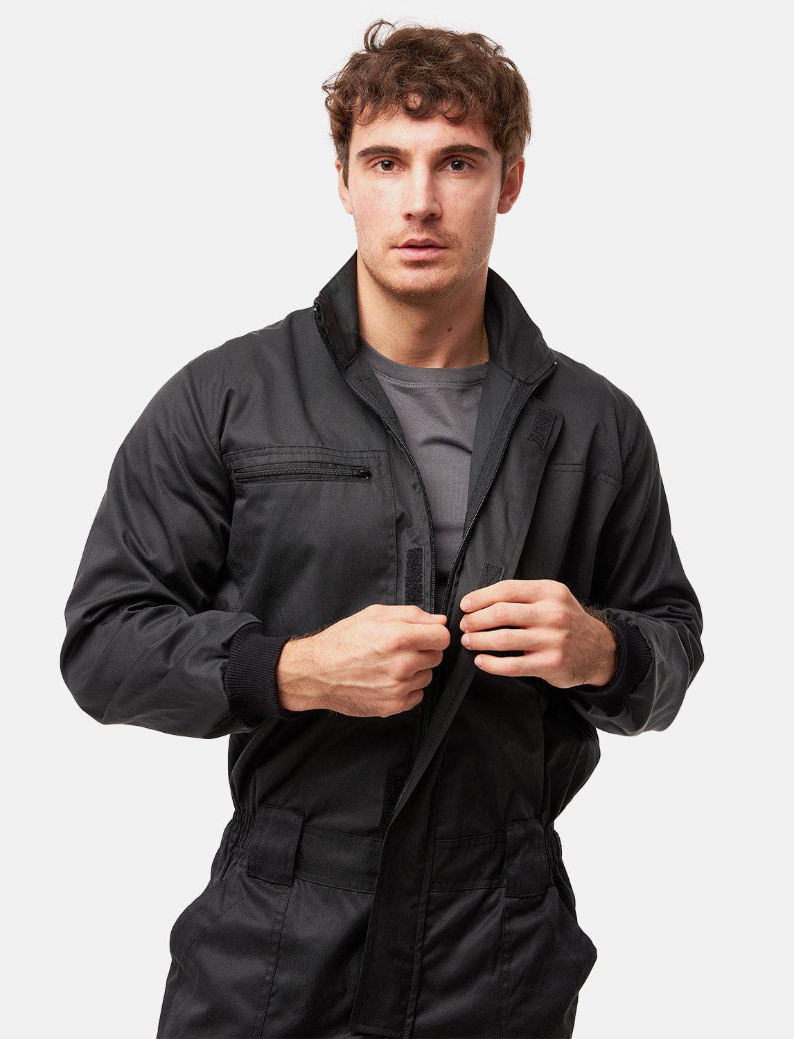 Herren Arbeitsoverall mit Knieverstärkung Kiel easyClean wasserabweisend, Rallyekombi