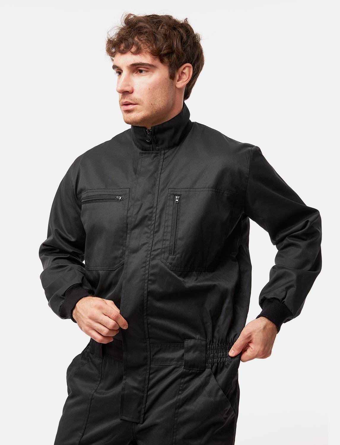 Herren Arbeitsoverall mit Knieverstärkung Kiel easyClean wasserabweisend, Rallyekombi