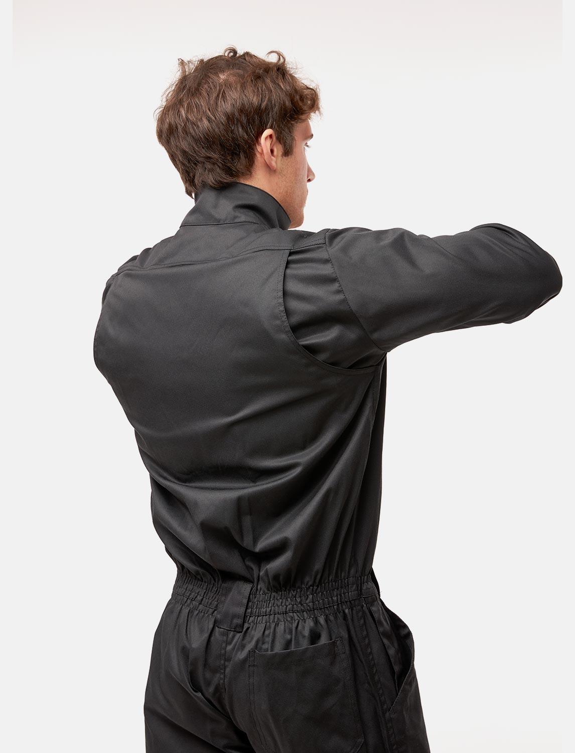 Herren Arbeitsoverall mit Knieverstärkung Kiel easyClean wasserabweisend, Rallyekombi