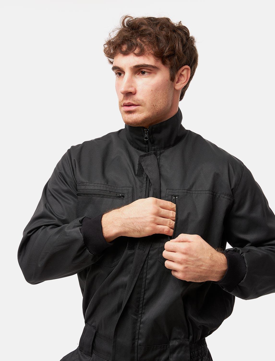 Herren Arbeitsoverall mit Knieverstärkung Kiel easyClean wasserabweisend, Rallyekombi