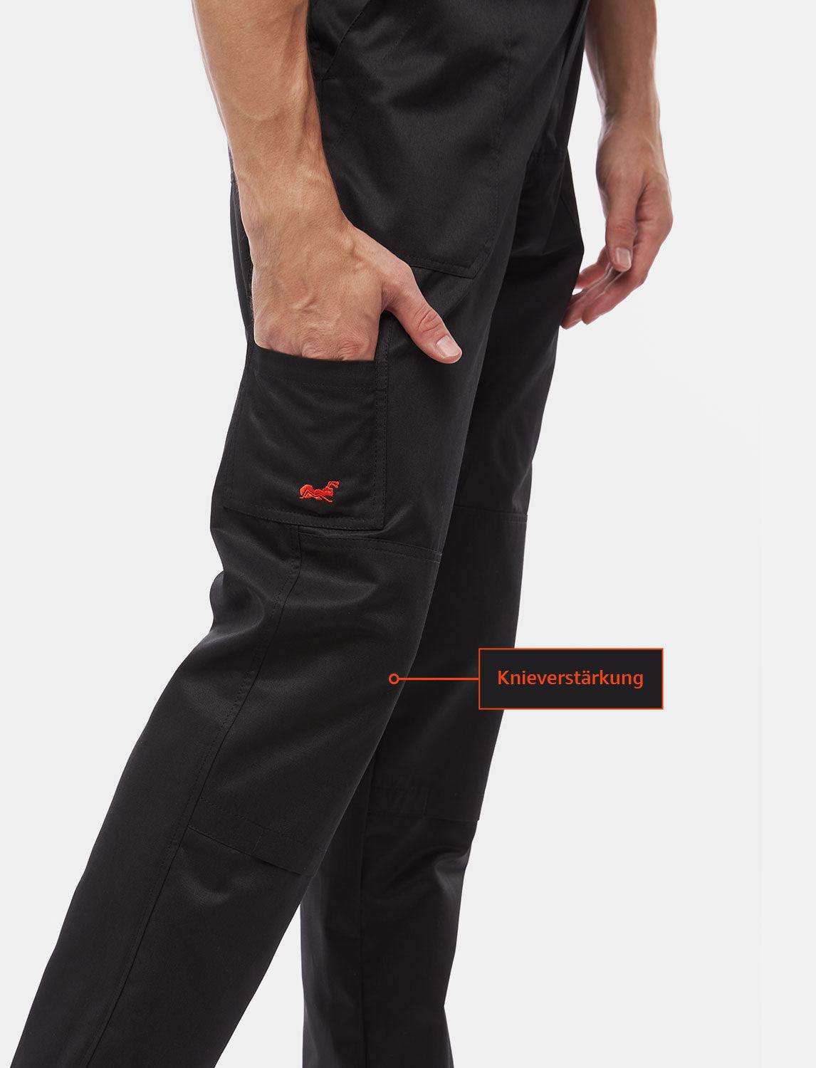 Herren Arbeitslatzhose mit Stretchbund easyClean wasserabweisend Regular Fit