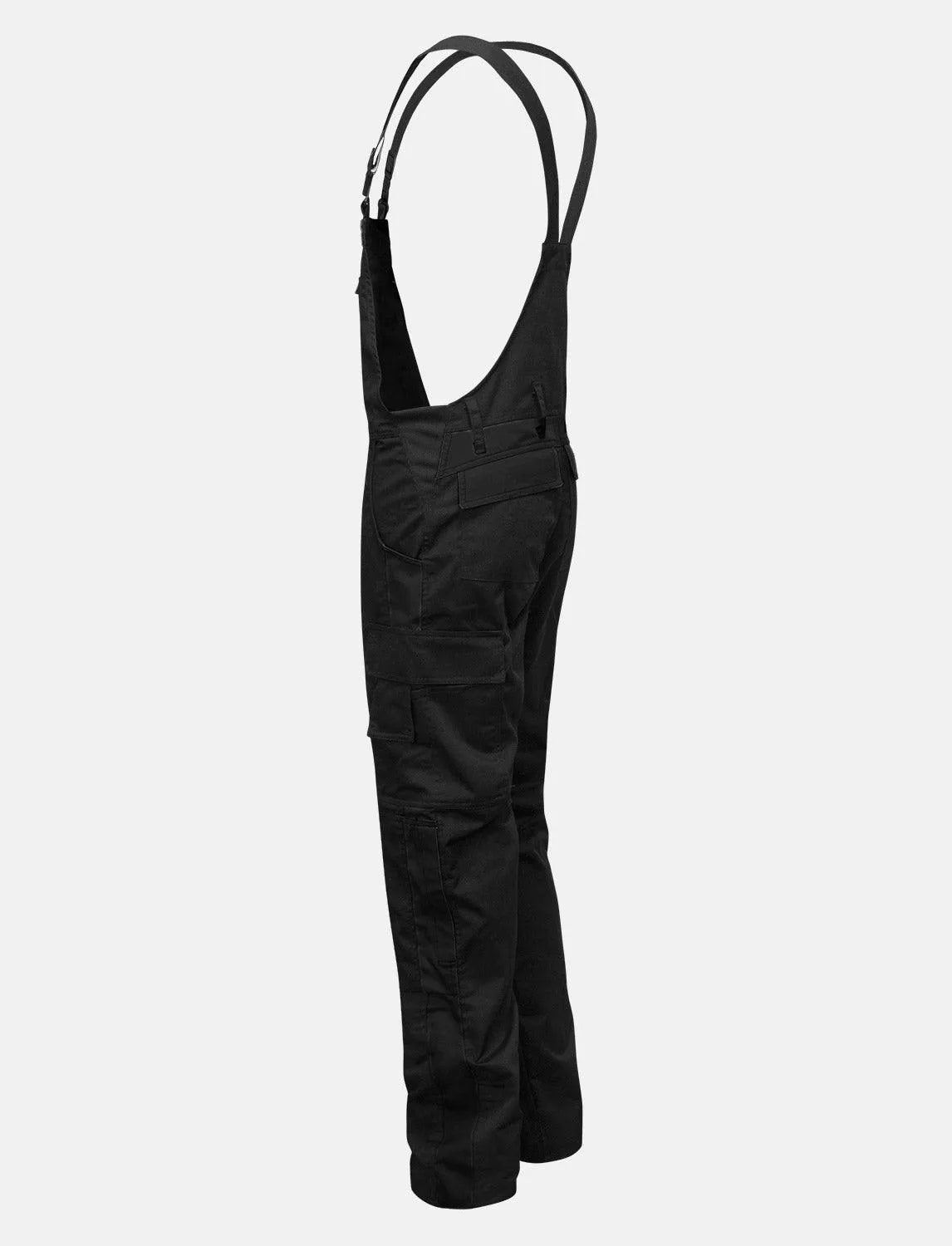 Herren Arbeitshose Latzhose mit Kniepolstertaschen Regular Fit