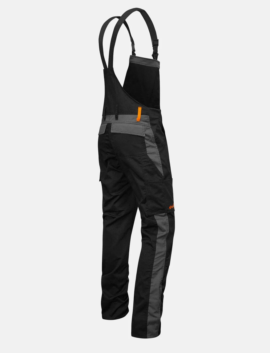 Herren Arbeitshose Latzhose mit Kniepolstertaschen Regular Fit