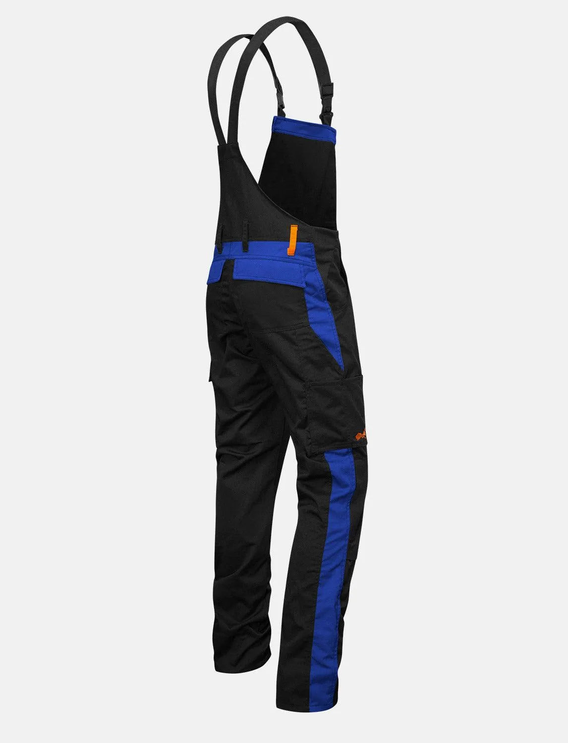 Herren Arbeitshose Latzhose mit Kniepolstertaschen Regular Fit