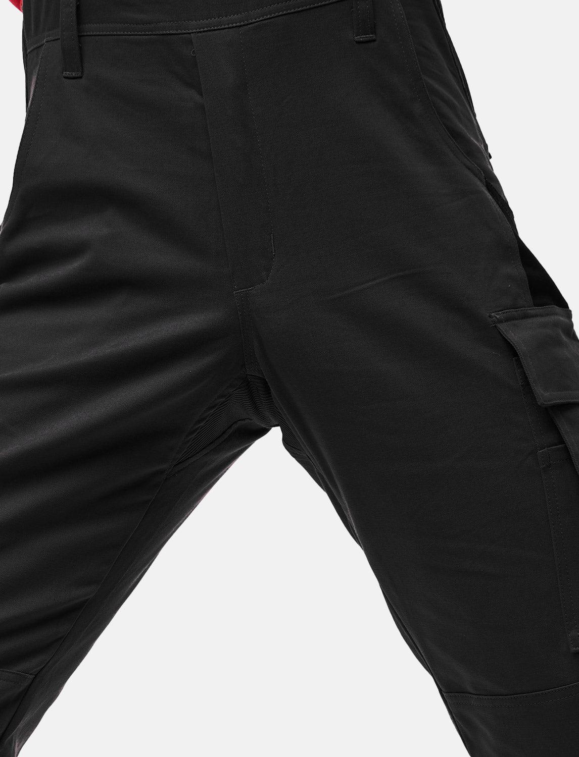 komplette Stretch Herren Arbeitslatzhose mit Kniepolstertaschen Regular Fit