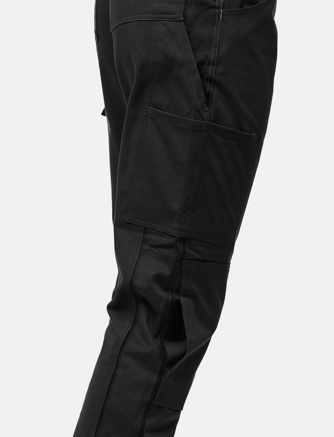 power Stretch Herren Arbeitslatzhose Stretch-Latzhose Arbeitshose mit Kniepolstertaschen