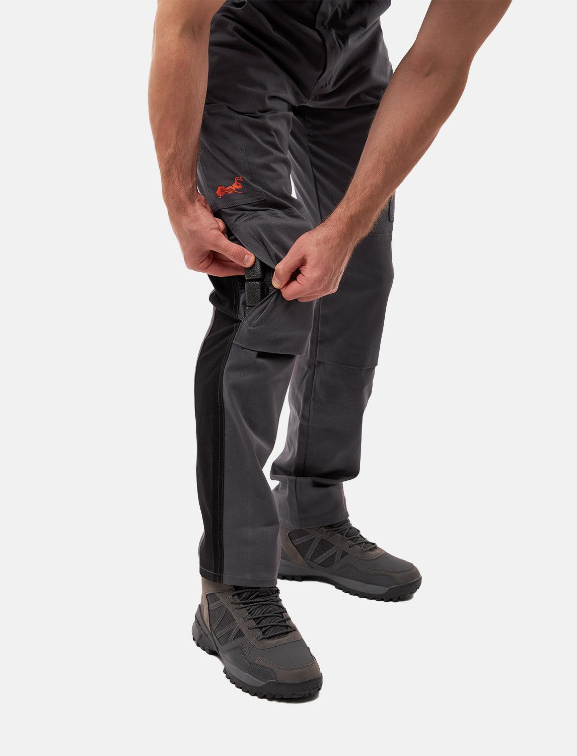 komplette Stretch Herren Arbeitslatzhose mit Kniepolstertaschen Regular Fit