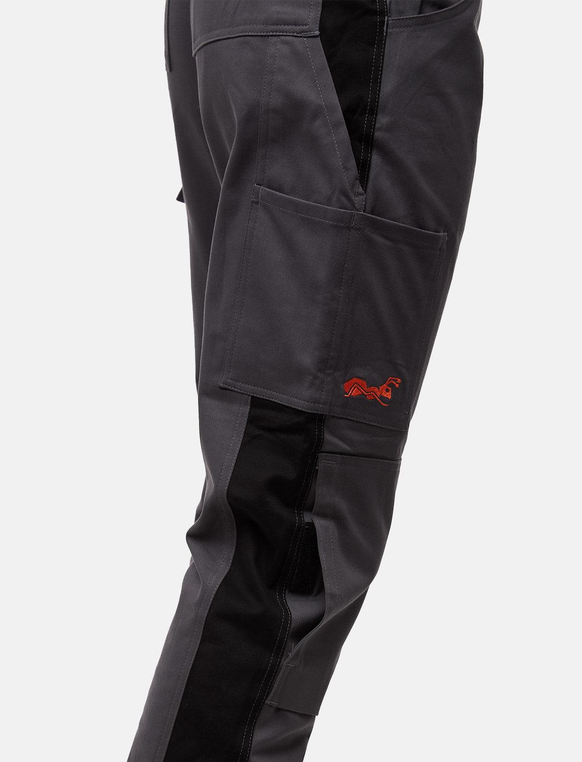 komplette Stretch Herren Arbeitslatzhose mit Kniepolstertaschen Regular Fit