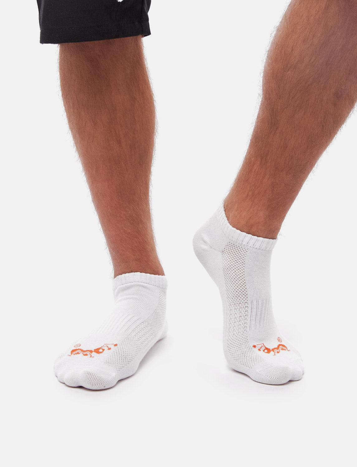 Tennissocken kurz weiß unisex mit Frotteesohle Baumwolle atmungsaktiv Sportsocken