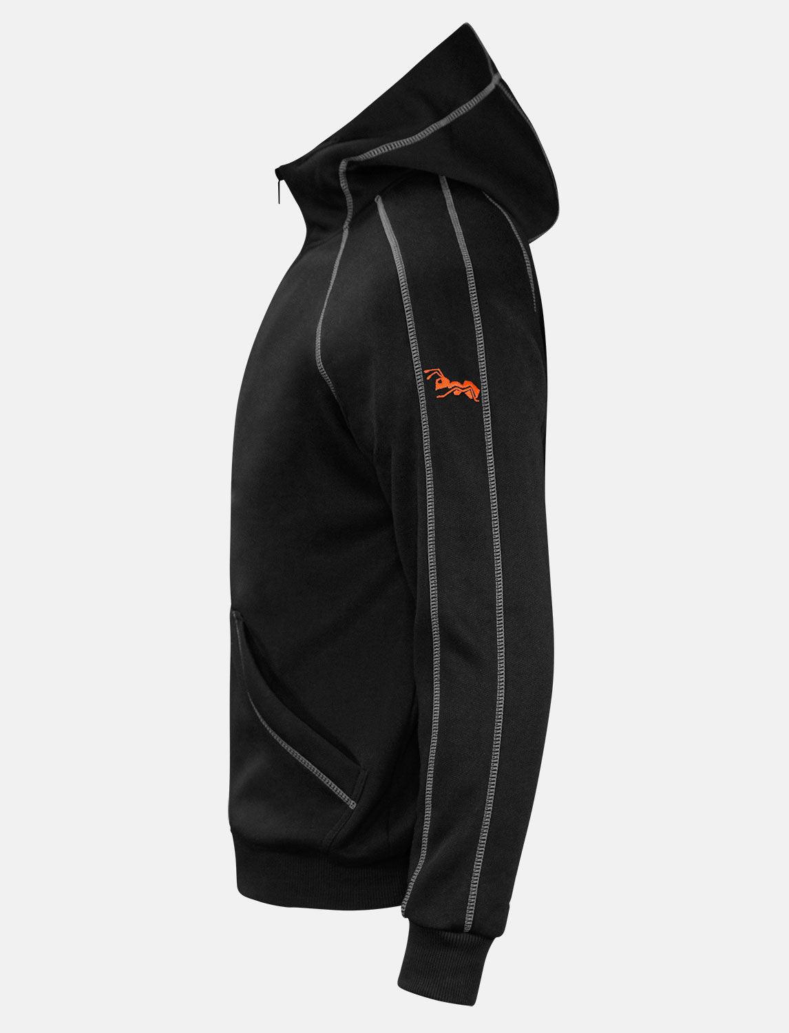 Herren Hoodie mit Reißverschluss Outdoor Kapuzenpullover Winter Fleece