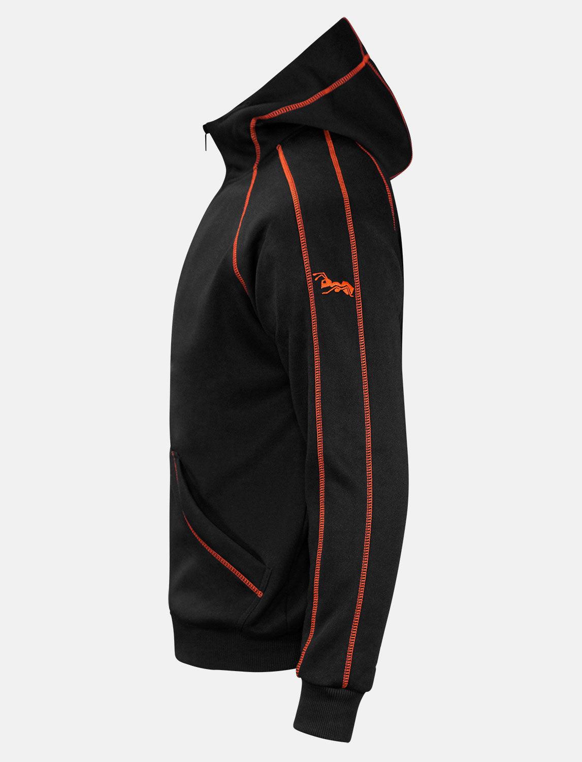 Herren Hoodie mit Reißverschluss Outdoor Kapuzenpullover Winter Fleece