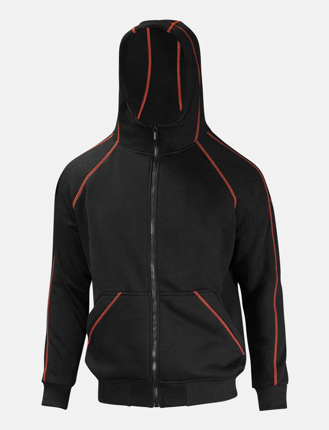 Herren Hoodie mit Reißverschluss Outdoor Kapuzenpullover Winter Fleece