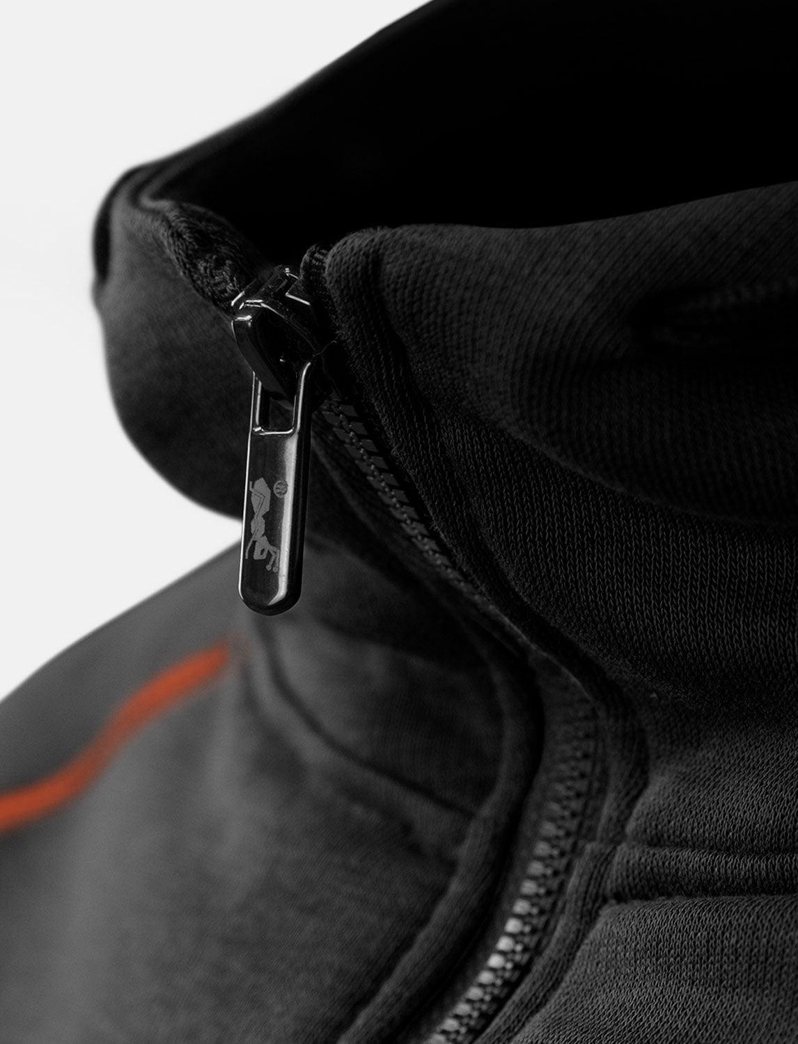 Herren Hoodie mit Reißverschluss Outdoor Kapuzenpullover Winter Fleece