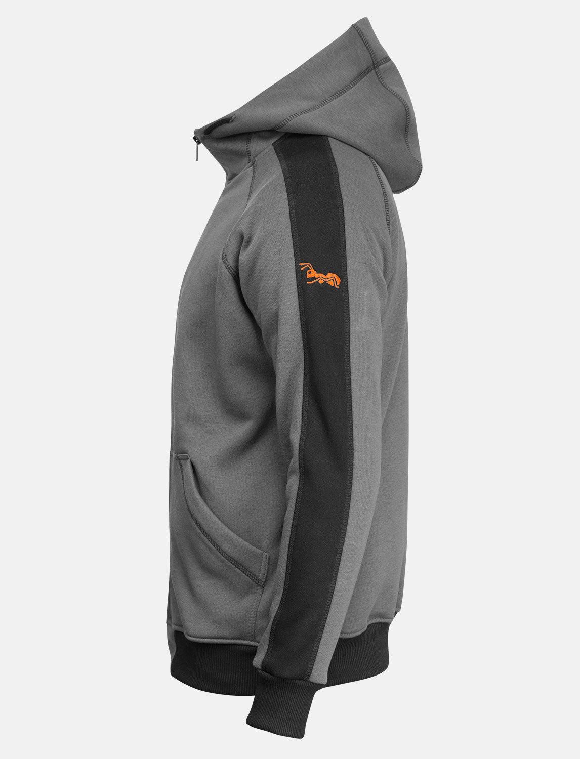 Herren Hoodie mit Reißverschluss Outdoor Kapuzenpullover Winter Fleece