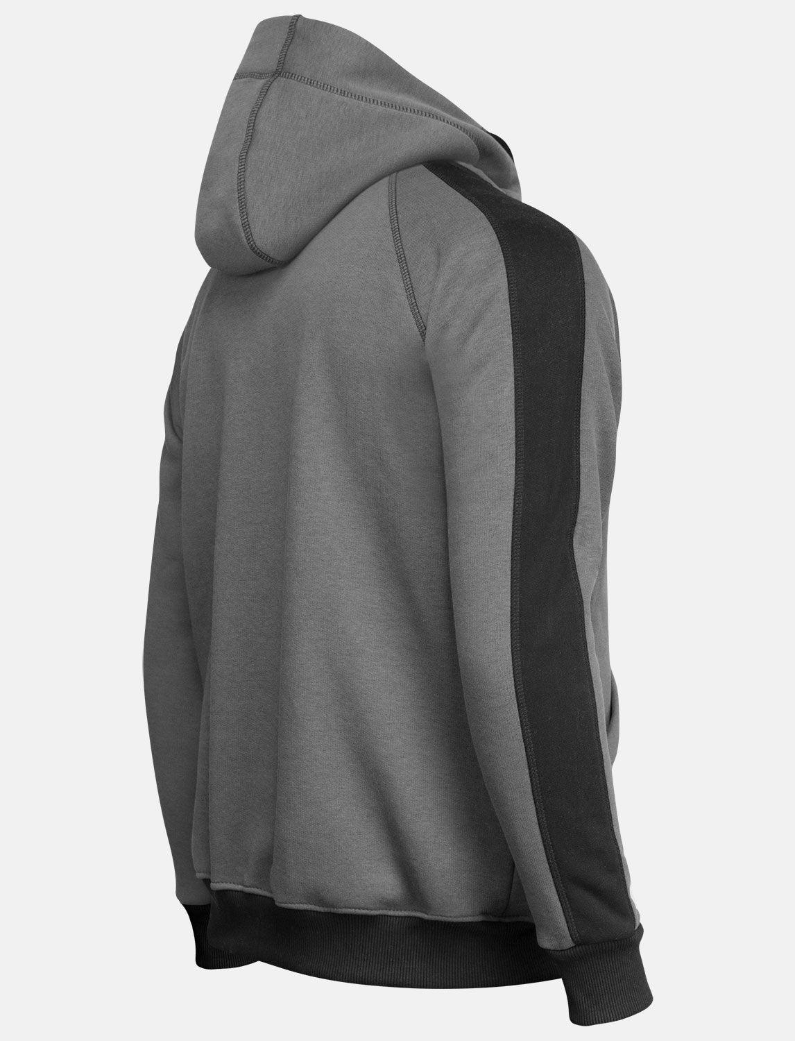 Herren Hoodie mit Reißverschluss Outdoor Kapuzenpullover Winter Fleece