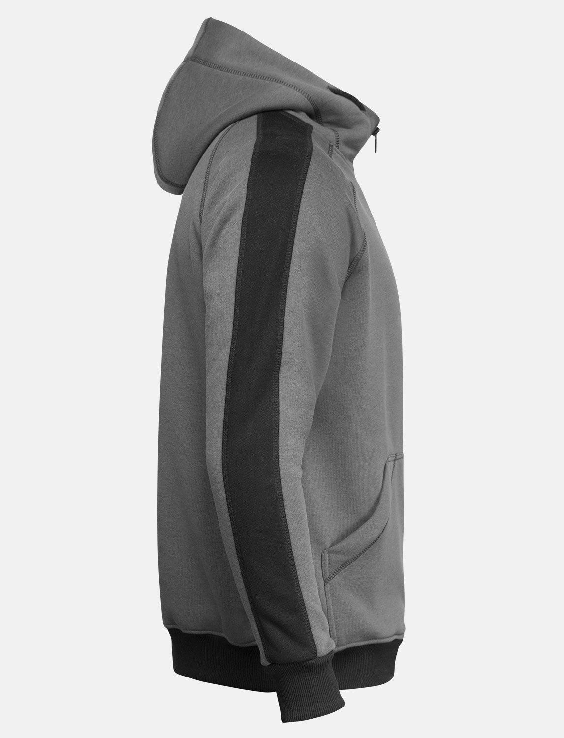 Herren Hoodie mit Reißverschluss Outdoor Kapuzenpullover Winter Fleece