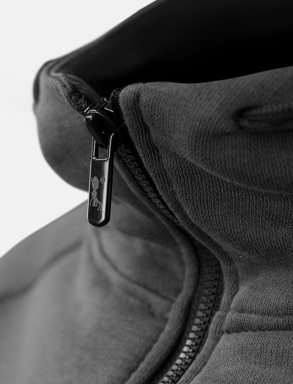 Herren Hoodie mit Reißverschluss Outdoor Kapuzenpullover Winter Fleece