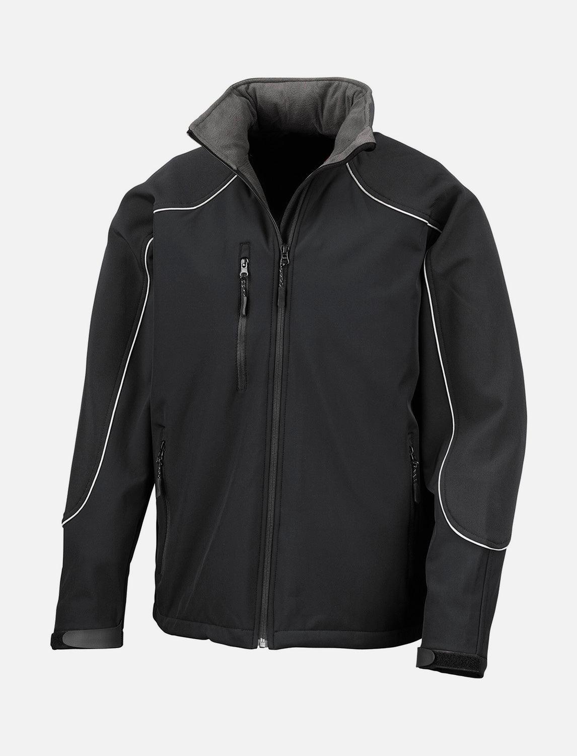 Herren Jacke Hooded Softshell, Microfleece, Wind- und wasserdicht