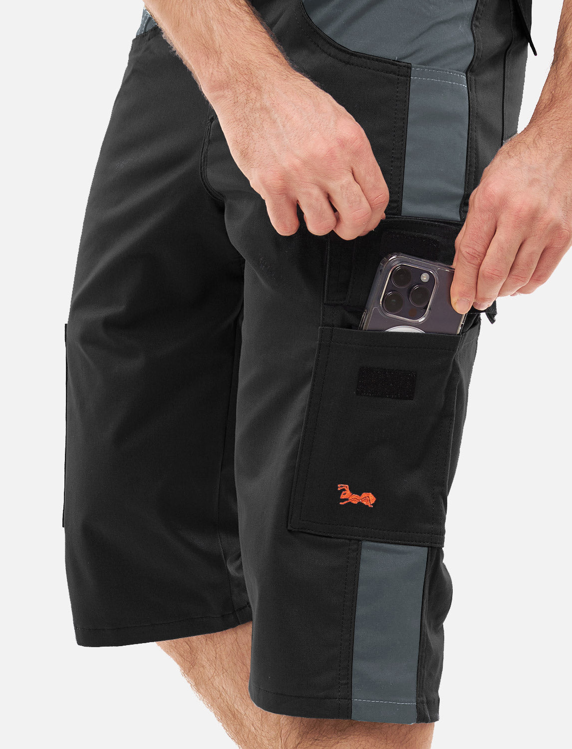 Herren Kurze-Arbeitshose Stretch Strong Baumwolle