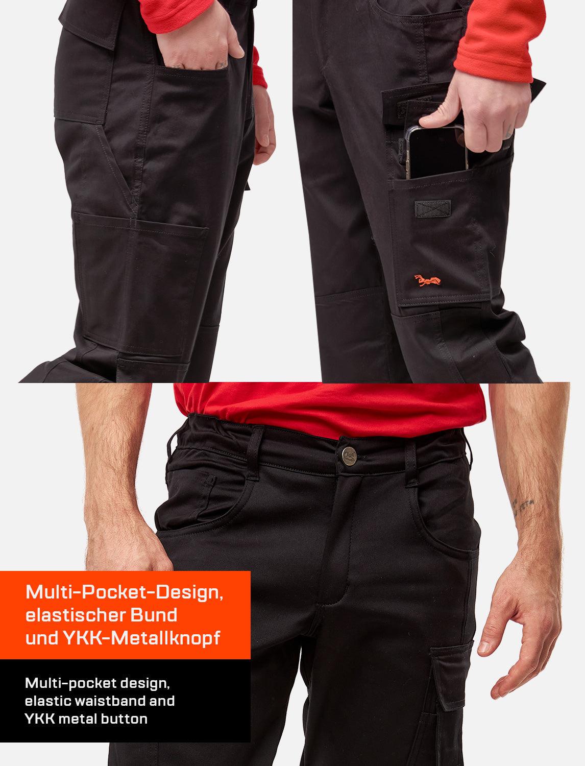 Arbeitshose Herren powerStretch Männer Bundhose