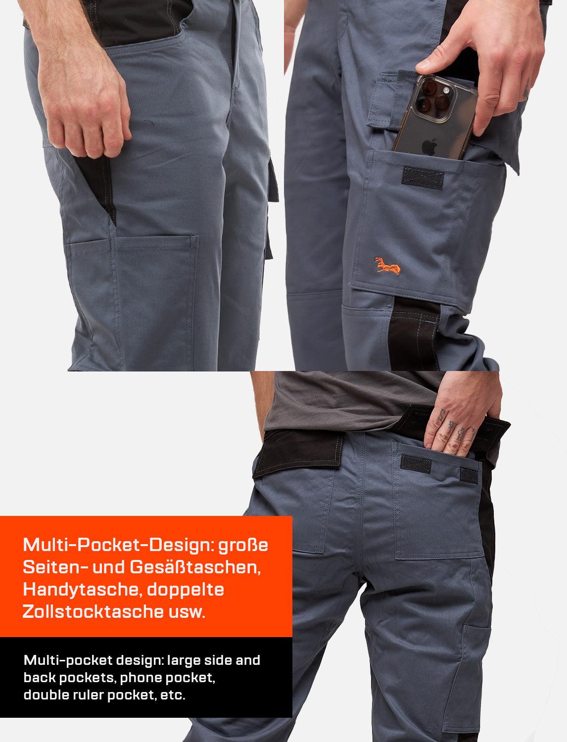 Arbeitshose Herren powerStretch Männer Bundhose