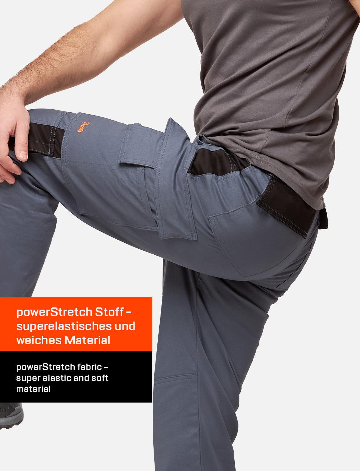 Arbeitshose Herren powerStretch Männer Bundhose