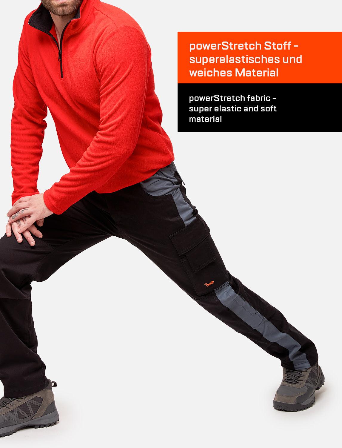 Arbeitshose Herren powerStretch Männer Bundhose