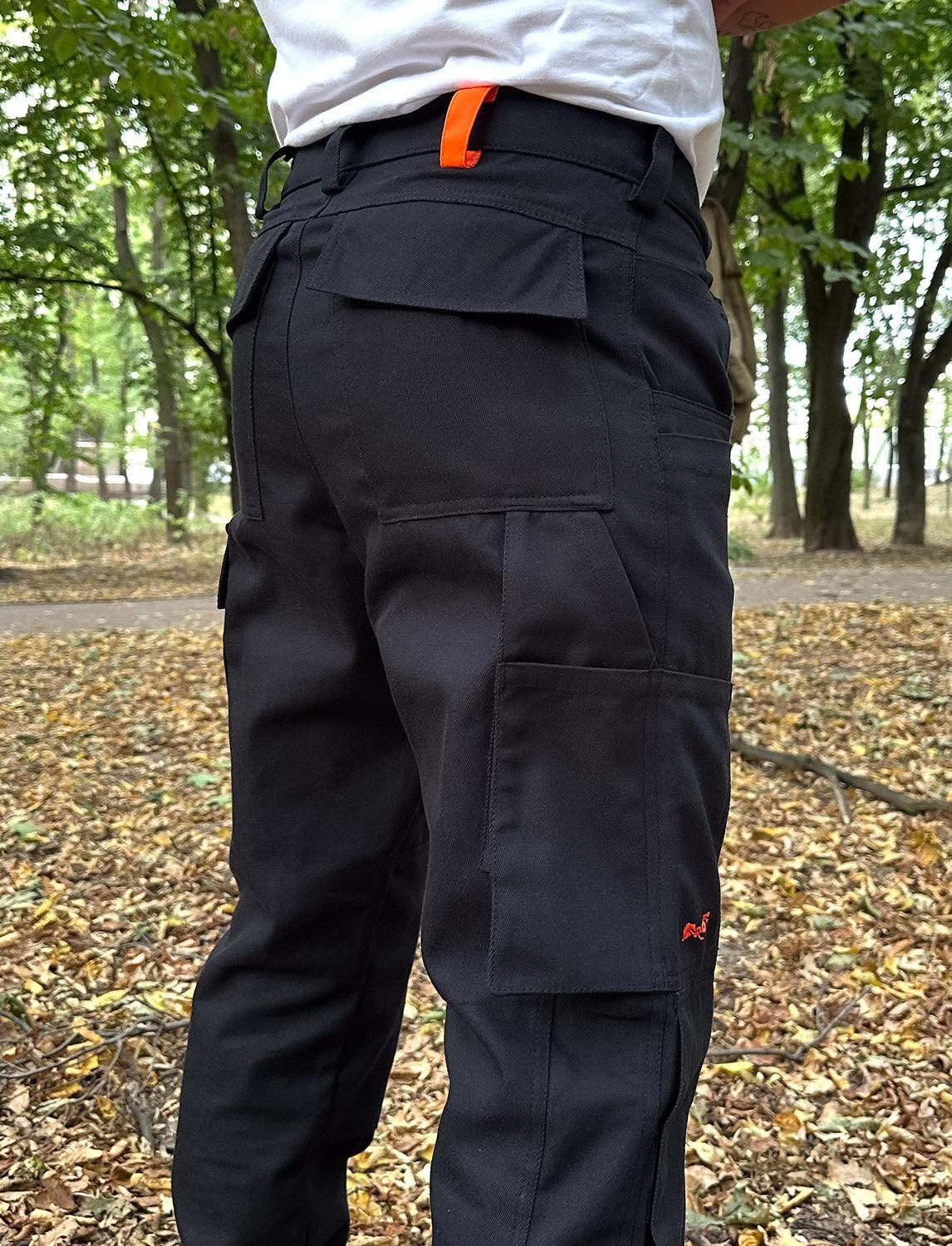Herren Arbeitshose mit Kniepolstertaschen aus Strong Baumwolle