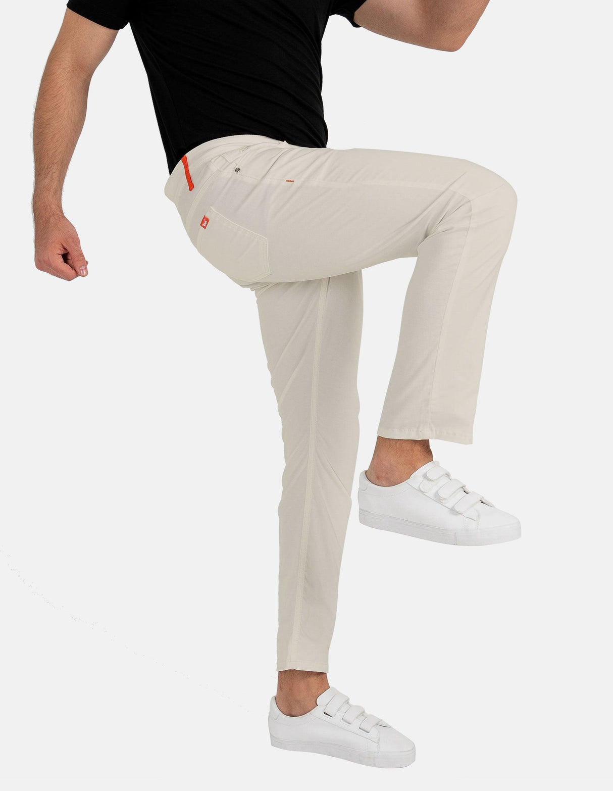 Herren Chino Hose Casual mit Stretch Baumwolle Regular Fit