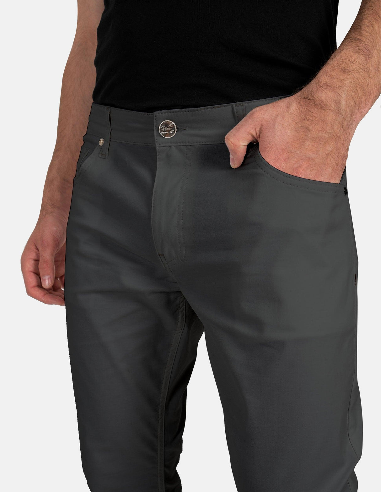 Herren Chino Hose Casual mit Stretch Baumwolle Regular Fit