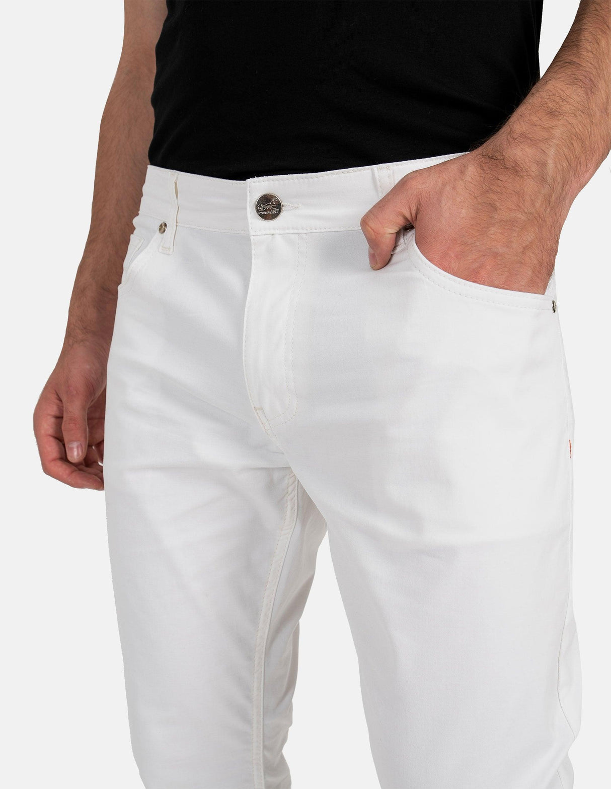 Herren Chino Hose Casual mit Stretch Baumwolle Regular Fit