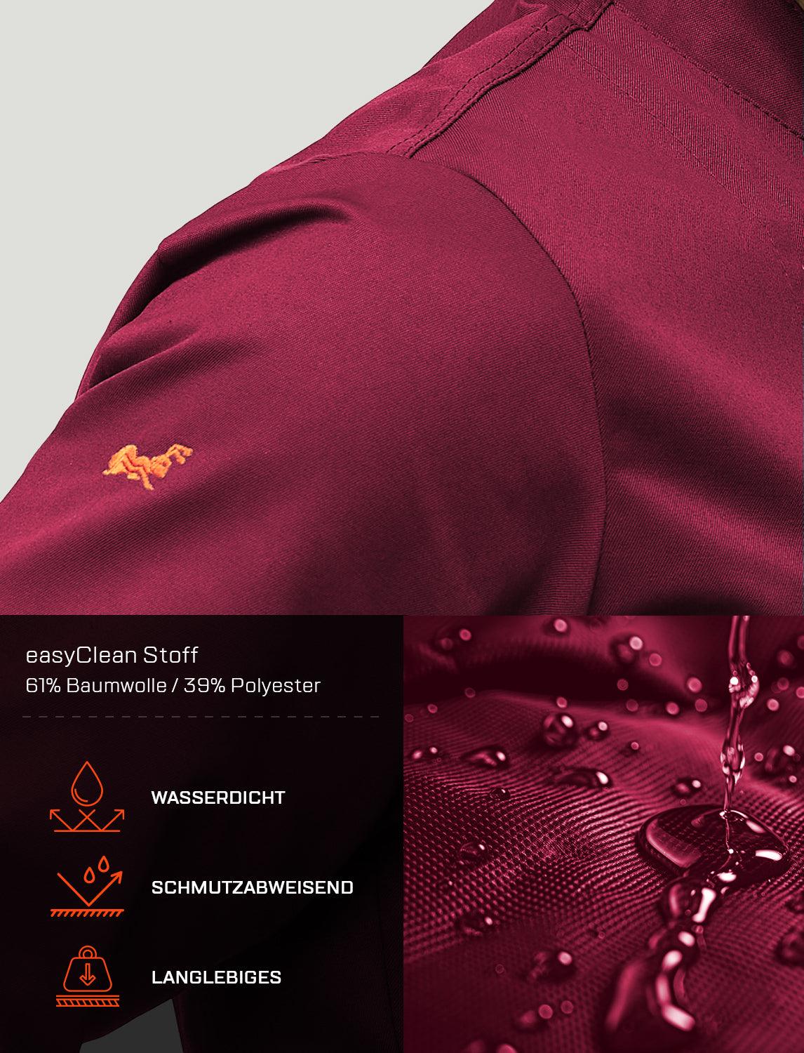 Kochjacke Herren Kurzarm mit Druckknöpfen easyMove und dryMesh Kurzarm Slim Fit Chef Uniform Jacket moderne Bäckerjacke