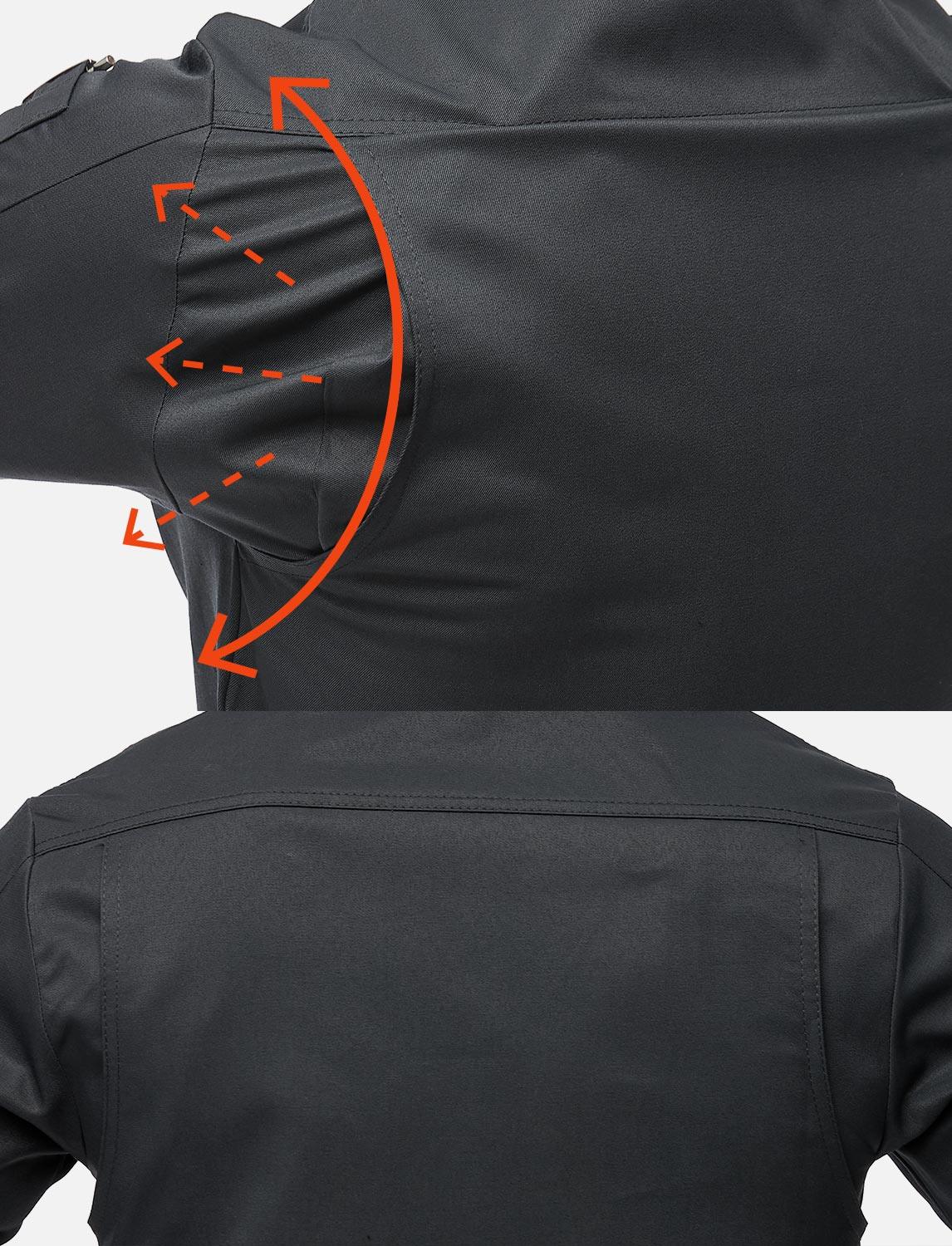 easyMove Herren Kochjacke Kurzarm inkl. Kugelknöpfe Regular Fit