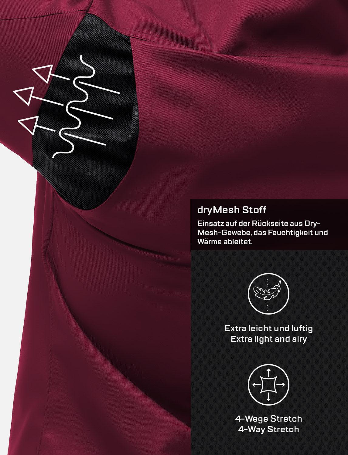 Kochjacke Herren Langarm easyMove mit dryMesh Einsatz – Druckknöpfen