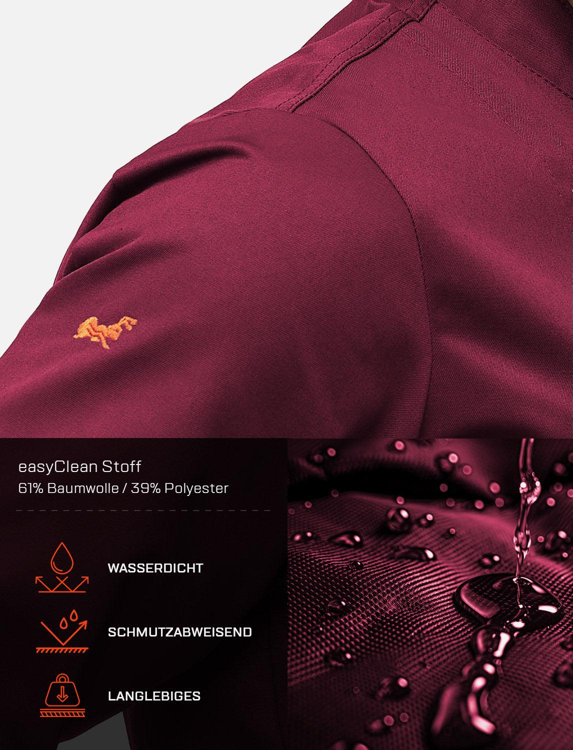 Kochjacke Herren Langarm easyMove mit dryMesh Einsatz – Druckknöpfen