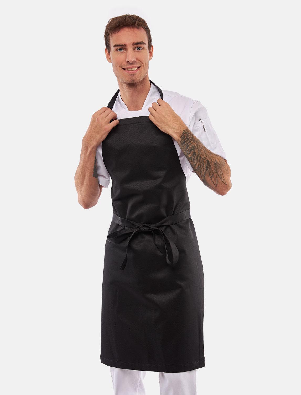 freeNeck Latzschürze wasserabweisend Kochschürze Unisex 105x70 cm