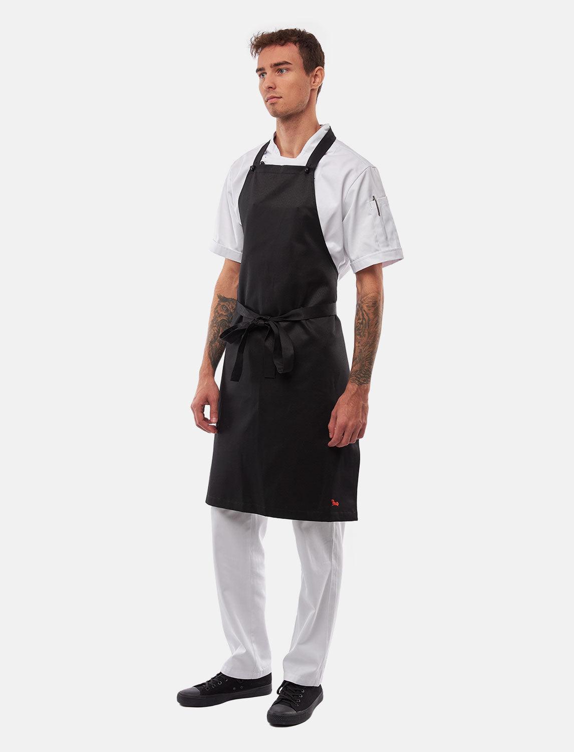 freeNeck Latzschürze wasserabweisend Kochschürze Unisex 105x70 cm