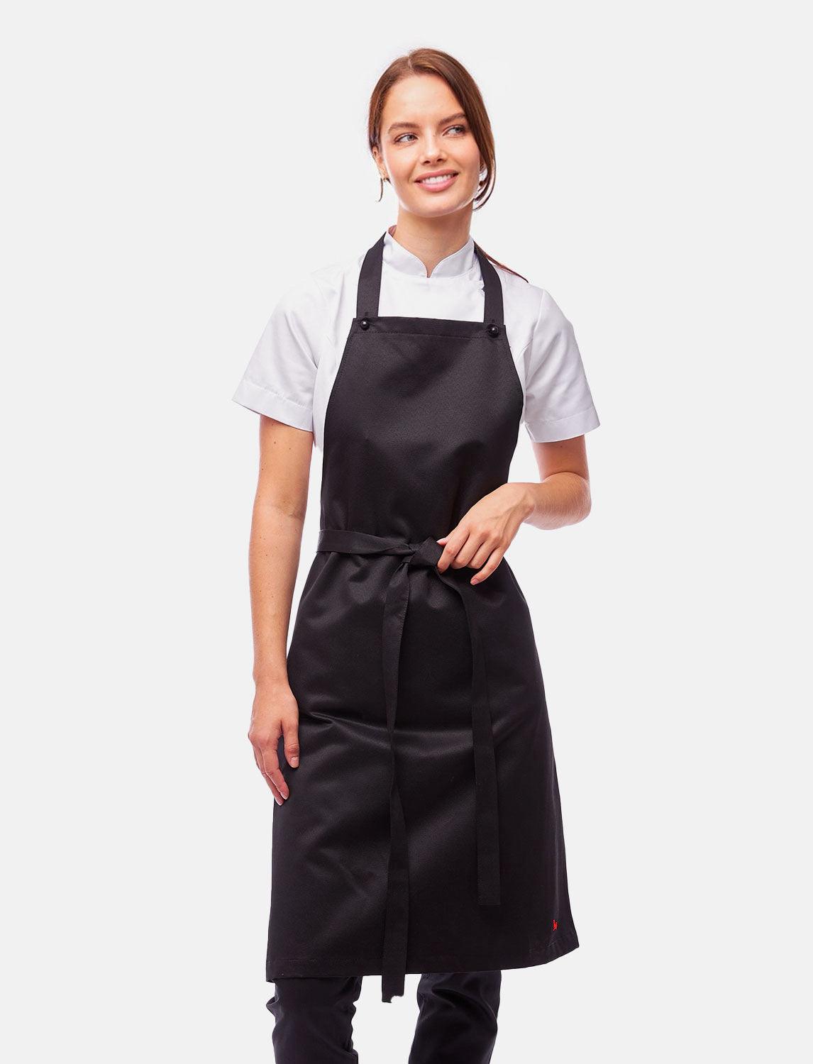 freeNeck Latzschürze wasserabweisend Kochschürze Unisex 105x70 cm