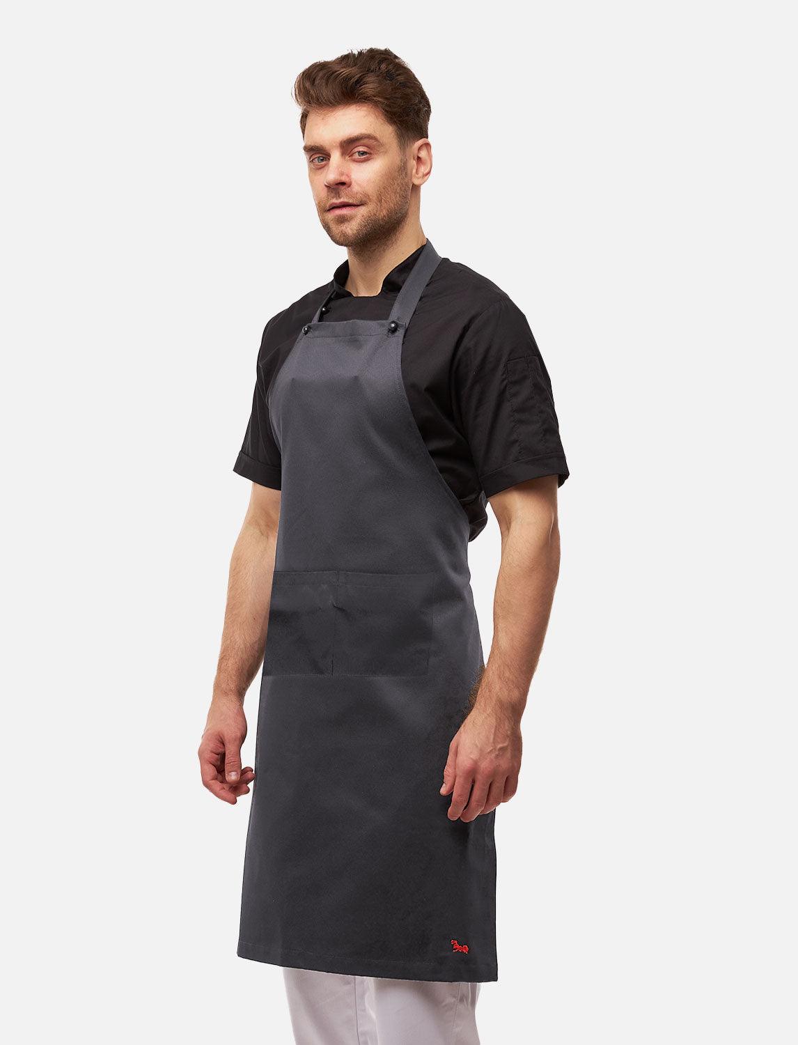 freeNeck Latzschürze mit Taschen wasserabweisend Kochschürze Unisex 105×70 cm