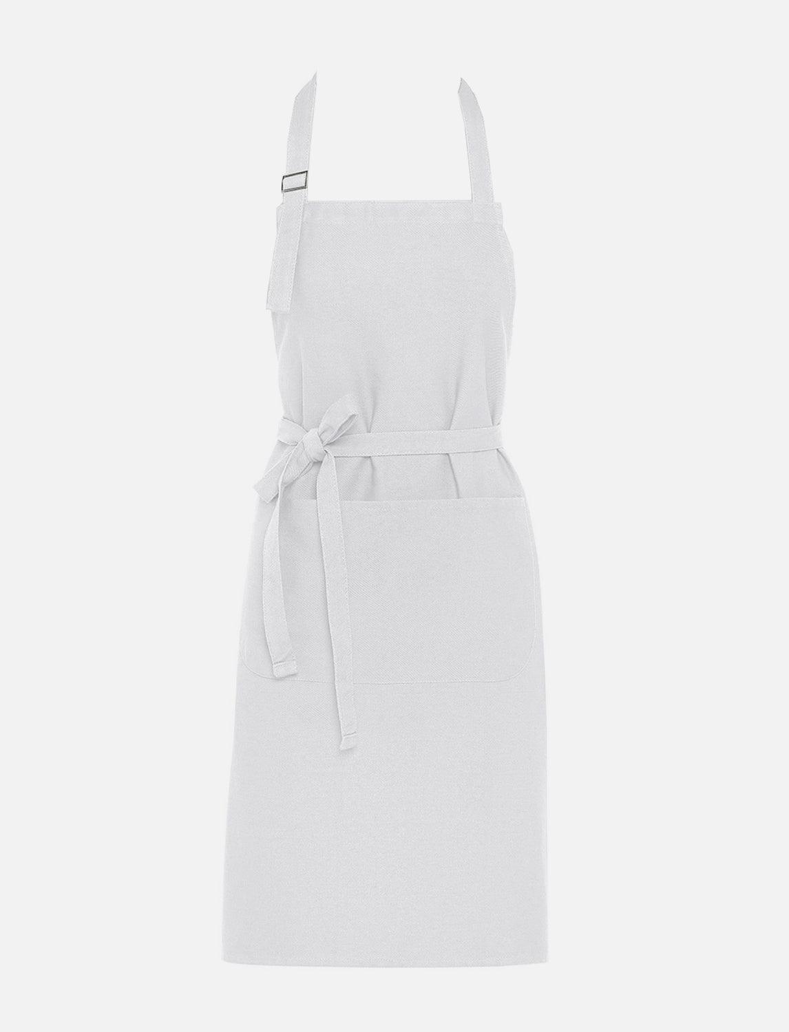 Bio-Schwergewichts-Latzschürze mit Tasche, 100% Baumwolle, 280 g/m