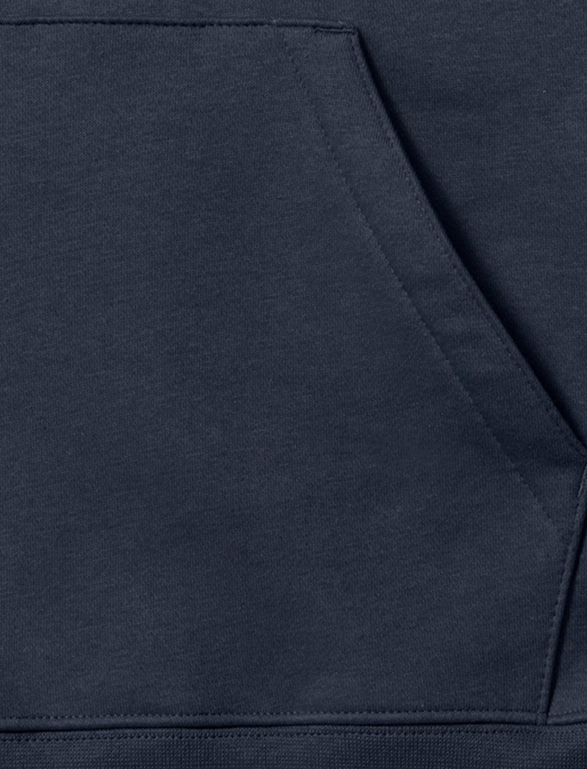 Kapuzenpullover für Herren mit Kängurutasche Doppellagiger Kapuze Flachem Kordelzug und Schmaler Passform