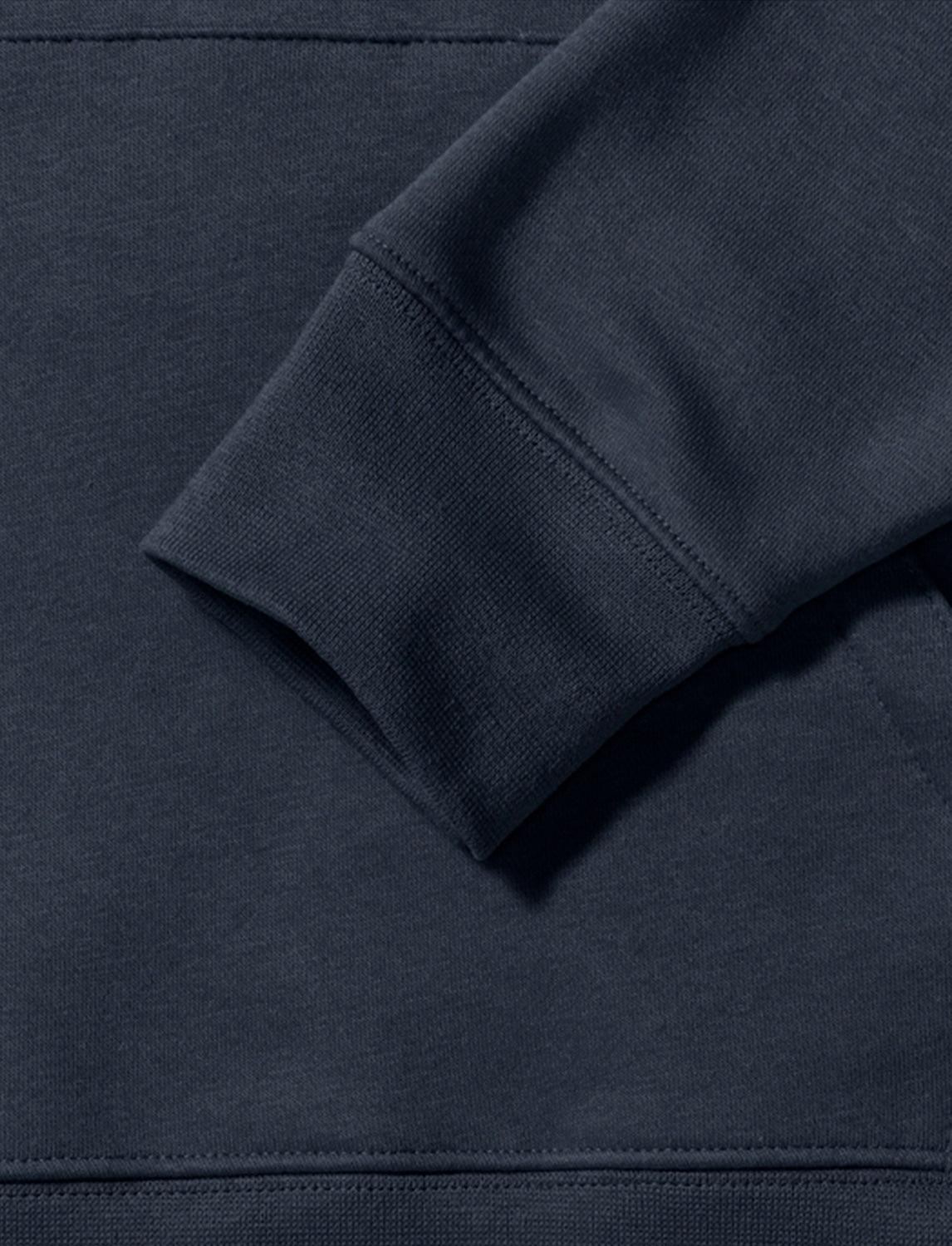 Kapuzenpullover für Herren mit Kängurutasche Doppellagiger Kapuze Flachem Kordelzug und Schmaler Passform