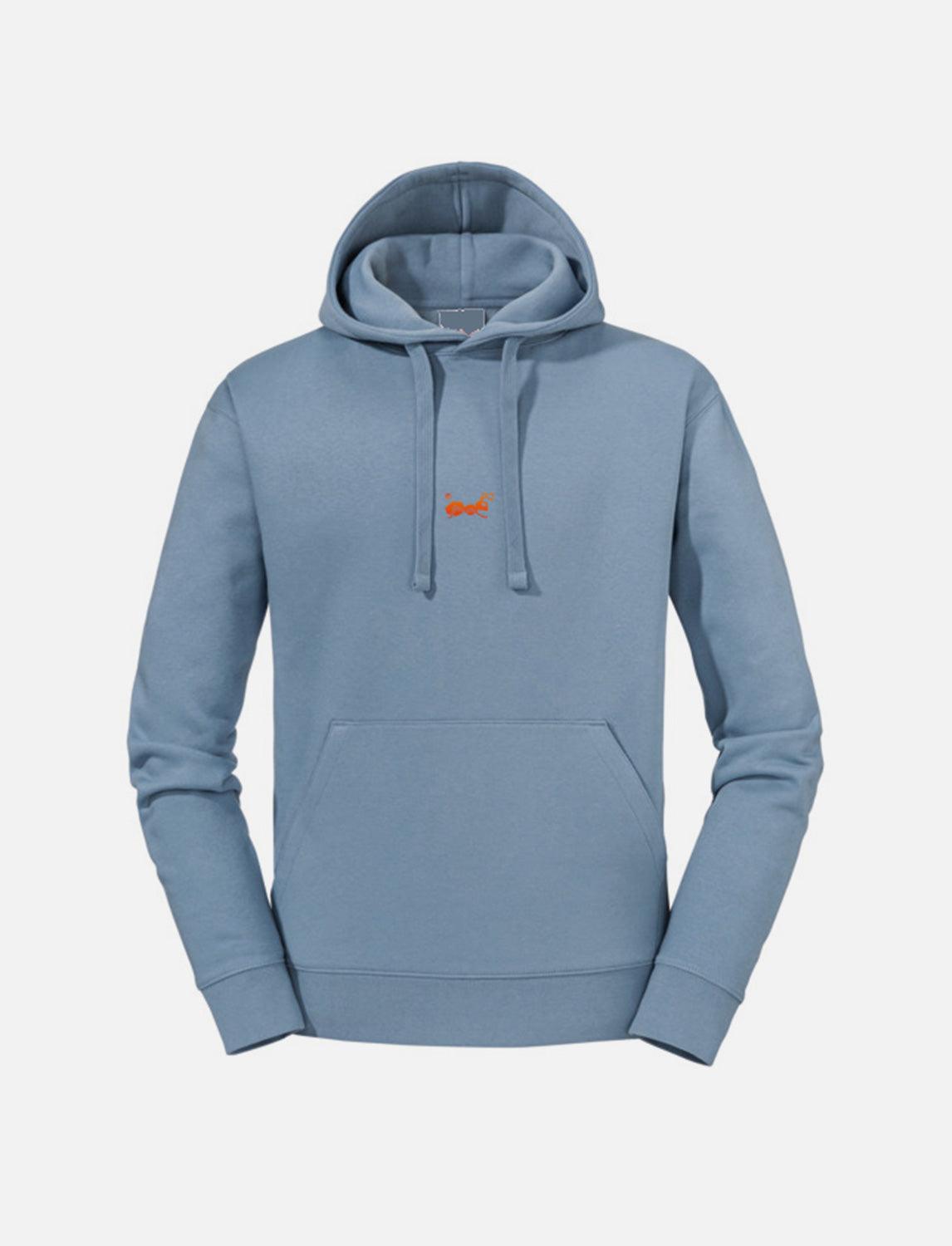 Kapuzenpullover für Herren mit Kängurutasche Doppellagiger Kapuze Flachem Kordelzug und Schmaler Passform