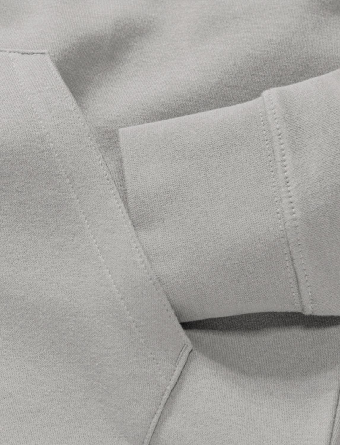 Kapuzenpullover für Herren mit Kängurutasche Doppellagiger Kapuze Flachem Kordelzug und Schmaler Passform