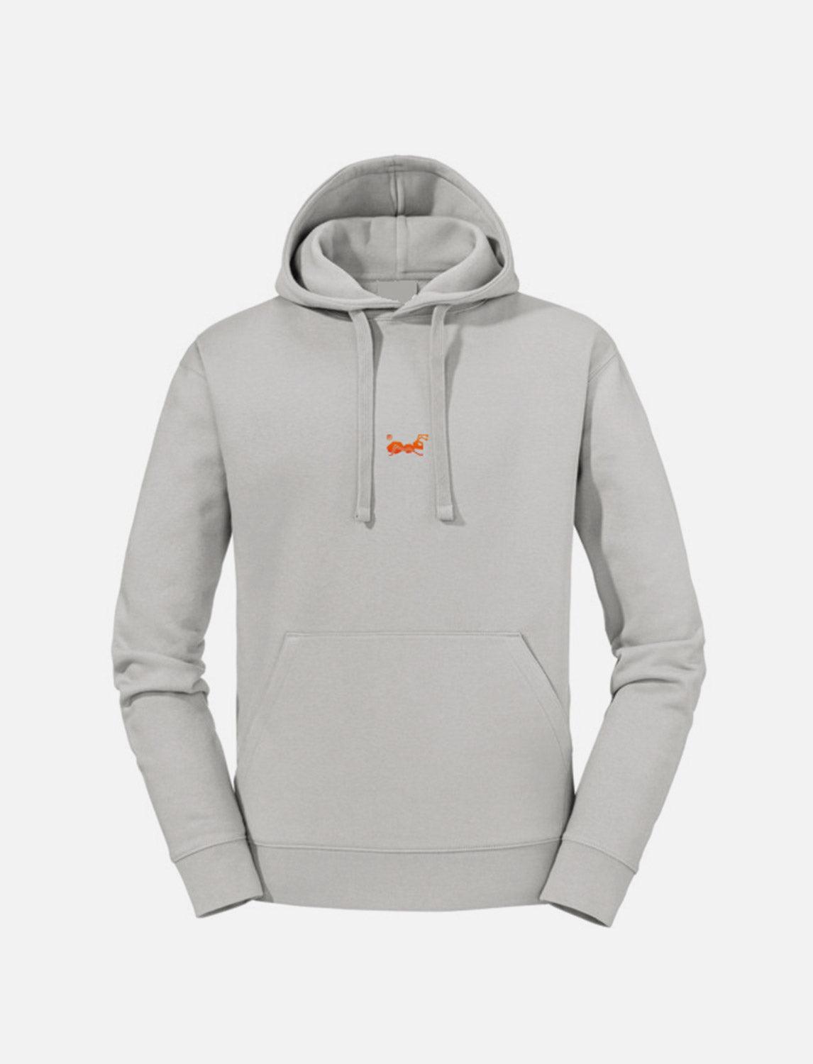 Kapuzenpullover für Herren mit Kängurutasche Doppellagiger Kapuze Flachem Kordelzug und Schmaler Passform