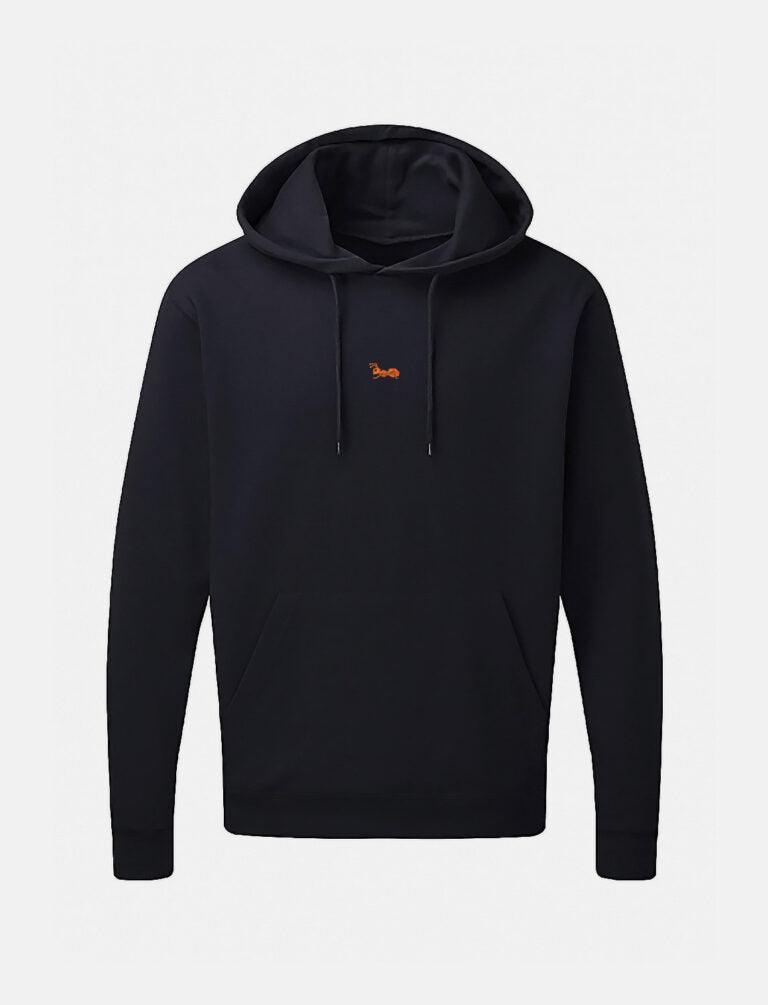 Herren Hoodie Baumwolle Outdoor Kapuzenpullover mit Bauchtasche