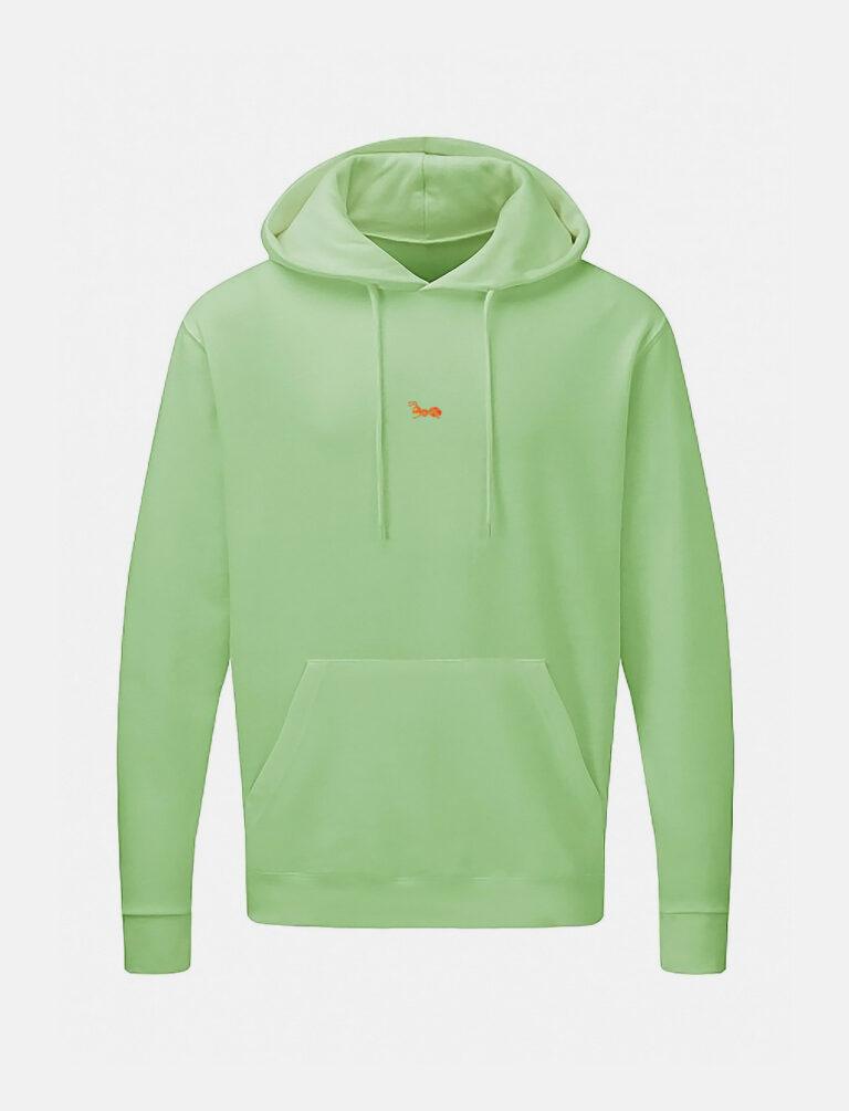 Herren Hoodie Baumwolle Outdoor Kapuzenpullover mit Bauchtasche