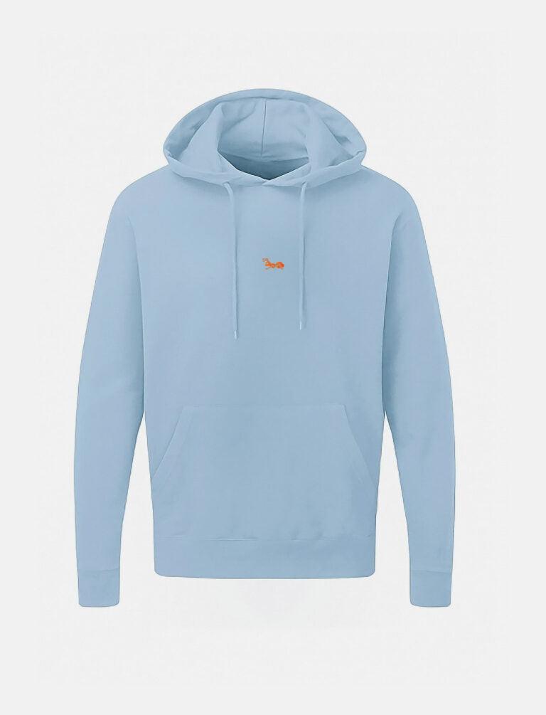 Herren Hoodie Baumwolle Outdoor Kapuzenpullover mit Bauchtasche