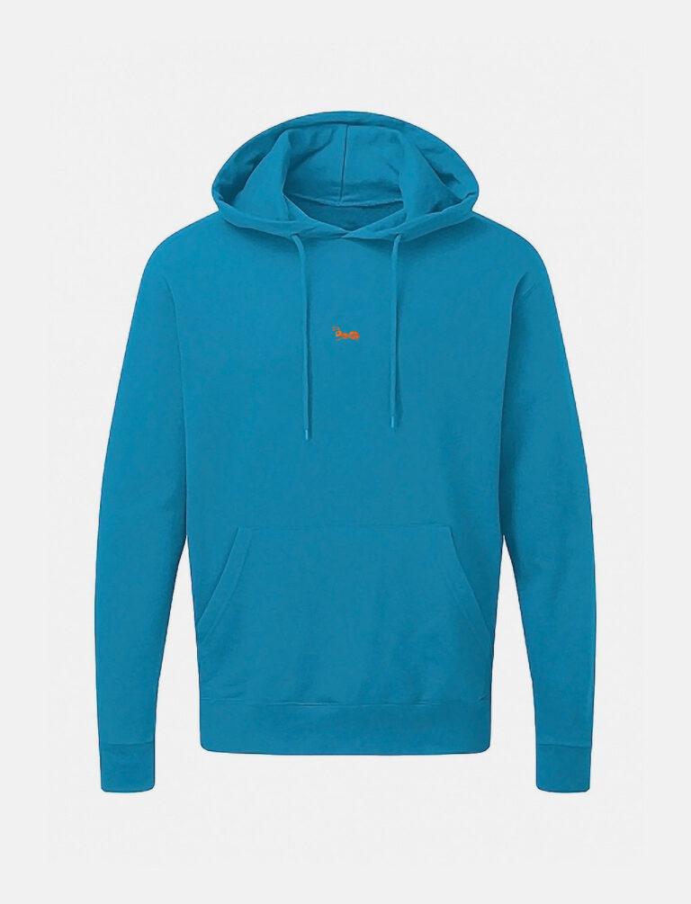 Herren Hoodie Baumwolle Outdoor Kapuzenpullover mit Bauchtasche